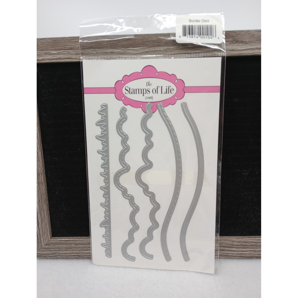 The Stamps of Life Border Dies Scalloped Wave Grass 5pc